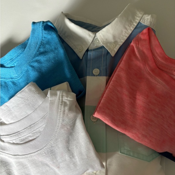 5 Piece Wardrobe NWT Lot of Boy’s Sz 8 Janie and Jack Coordinated Shirts.NWT Set - Picture 4 of 7